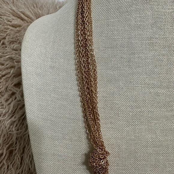 Erica Lyons Long Knotted Chain Necklace - Picture 2 of 5